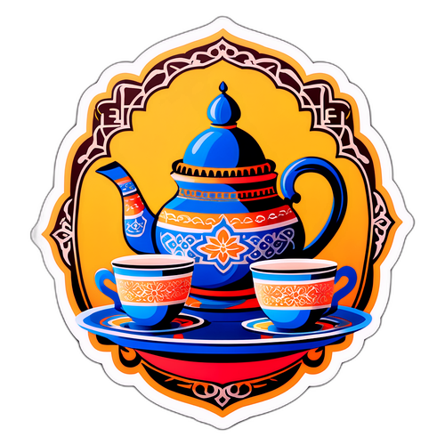 Set de ceainic marocan