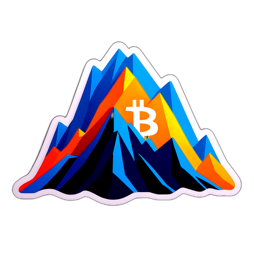 Styliserad grafik av Bitcoins prisfluktuationer