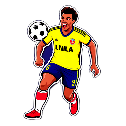 Exciting Sticker of Llaneros Football Passion
