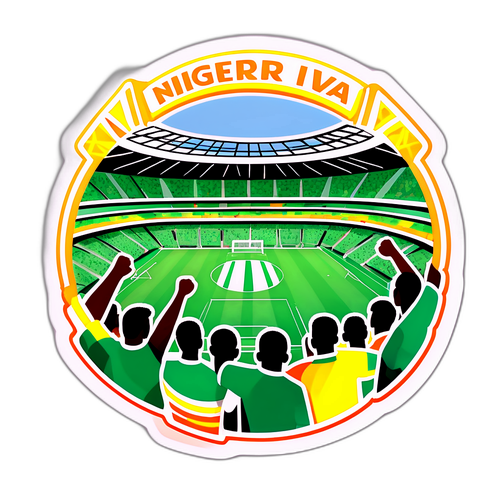 Sticker sân vận động Nigeria vs