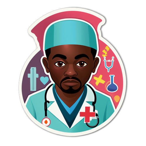 Medikal na Sticker para sa Kamalayan sa Sakit sa DR Congo