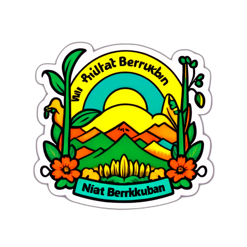 Stiker Niat Berkurban