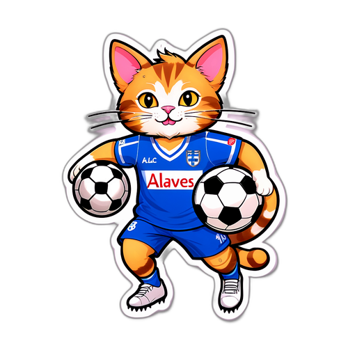 Alavés Katt Mascot