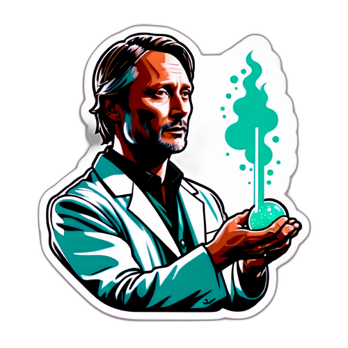 Mads Mikkelsen laboratoriovaatteissa