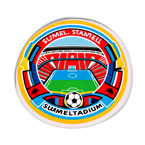 Stiker Stadion Sumsel United dengan Suporter Penuh Semangat