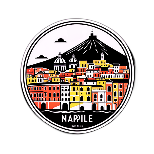 Συλλεκτική Αυτοκόλλητη Εικόνα της Νάπολης