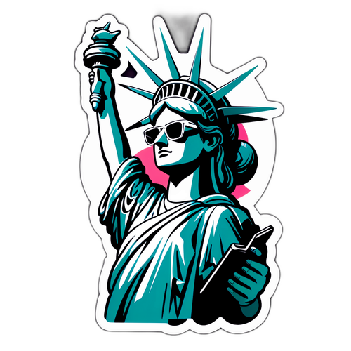 Frihetsgudinnan med modern twist