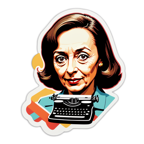 Sticker Vintage di Oriana Fallaci