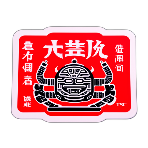 台灣科技現代與傳統融合的TSMC ADR貼紙