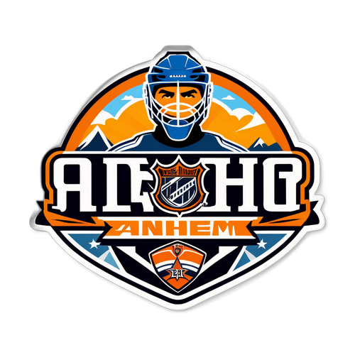 Символ Анахайма: хоккейные мотивы и текст о матчах