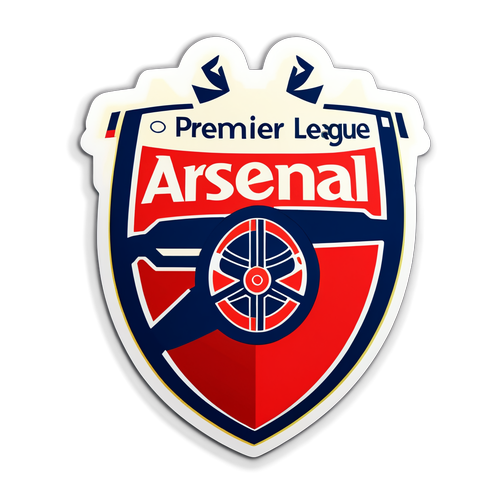 Arsenal Premier League Klistermärke