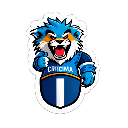 Mascote do Criciúma em Jogo