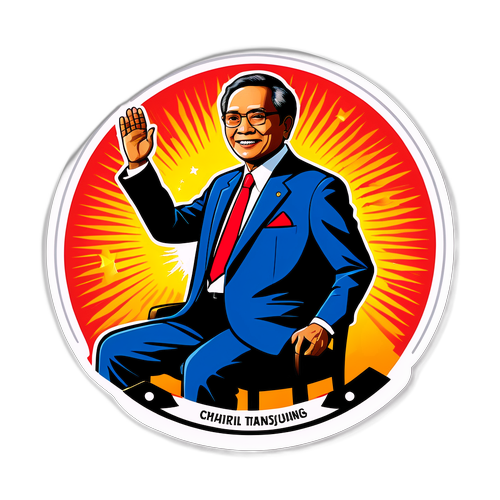 Stiker Penghormatan kepada Chairul Tanjung sebagai Pemimpin Visioner