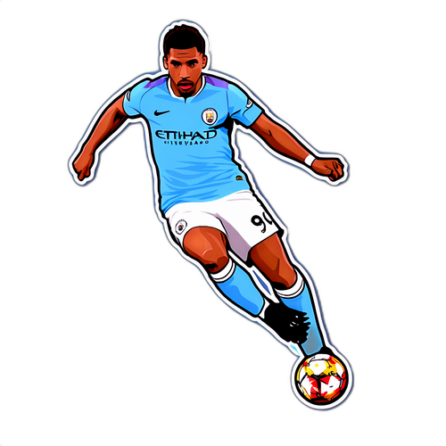 Dynamik Manchester City FC Sticker