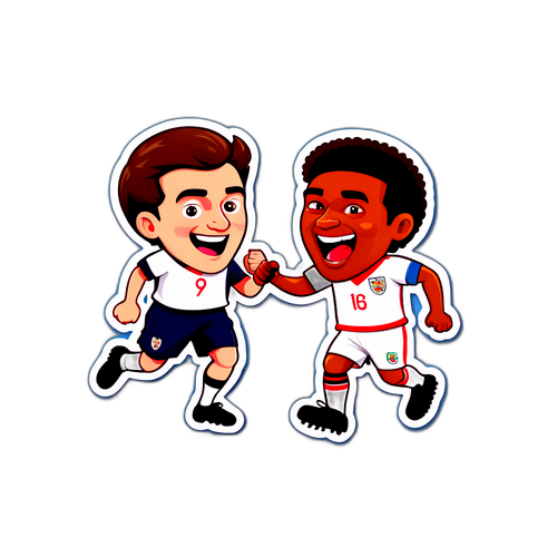 Sticker Riang England vs Wales