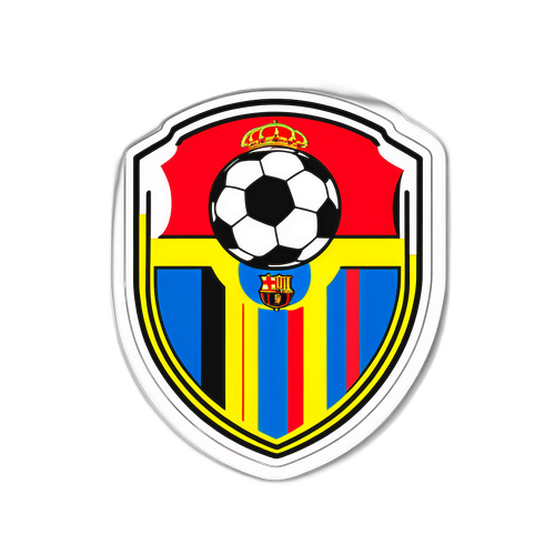 Autocolant vintage inspirat de meciurile de fotbal din anii '80