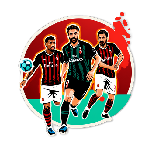 Sticker ya Milan dhidi ya Roma