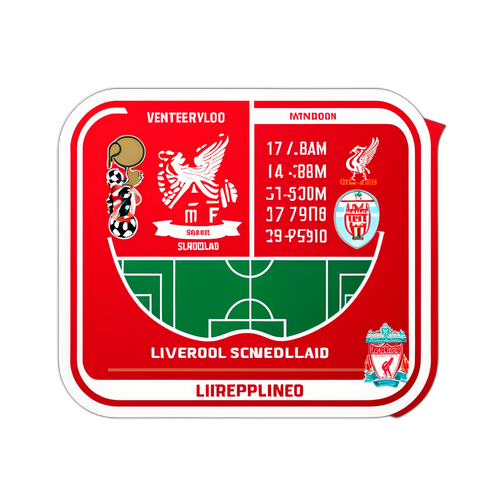 利物浦對桑德蘭比賽貼紙