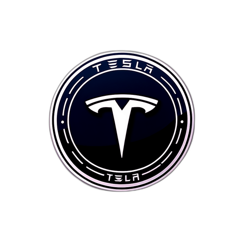 테슬라 로고 스티커