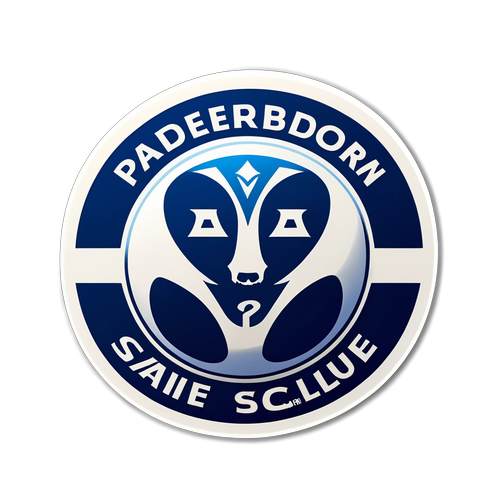 Aufkleber des Spiels Paderborn gegen Schalke