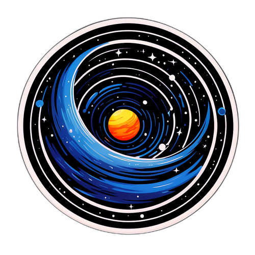 Autocollant de l'espace d'Interstellar