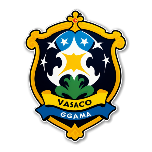 Explosão de Cores: O Sticker do Vasco da Gama Que Toda Torcida Precisa Ter!