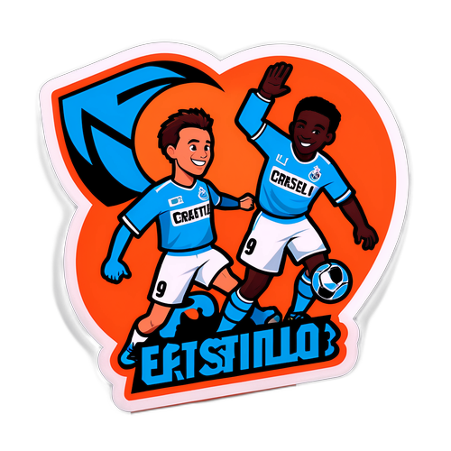 Tạo một sticker cho trận đấu giữa Marseille và Lorient với không khí cuồng nhiệt của các cổ động viên