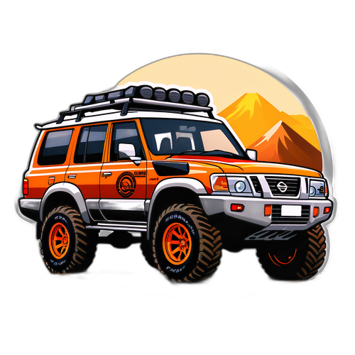 カスタムデザインのニッサンパトロール、オフロードスタイル