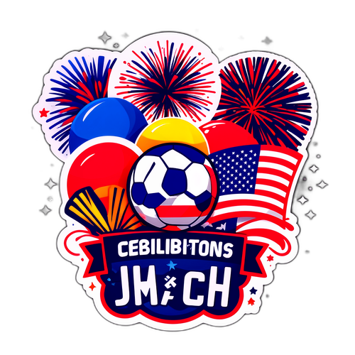 Stiker Perayaan Pertandingan USA vs Jepun