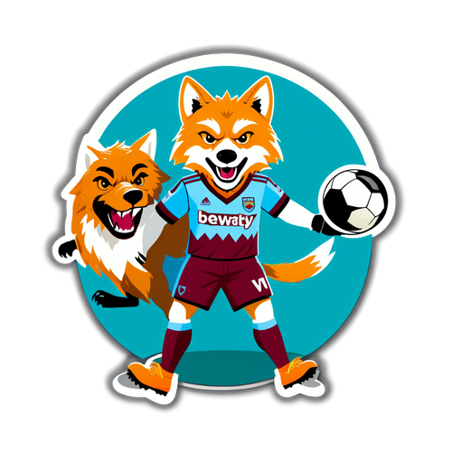 West Ham vs Wolves Mascot Showdown