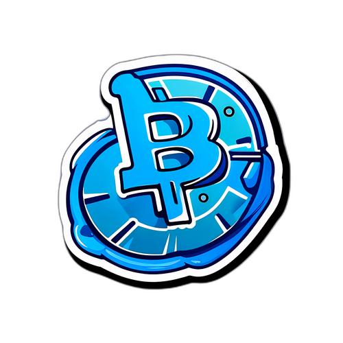 Sticker del Tipo de Cambio del Dólar Azul