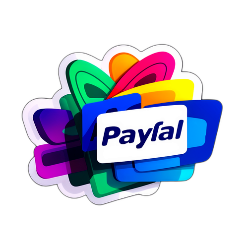 สติกเกอร์ PayPal สไตล์ทันสมัย