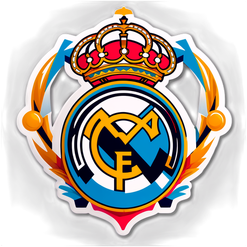 Vibrant Real Madrid Sticker