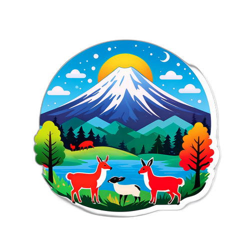 知床の四季の風景と動物たち