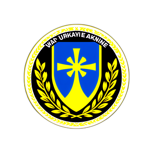 Sticker représentant la guerre en Ukraine