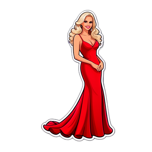 Glamouröse Daniela Katzenberger auf dem roten Teppich