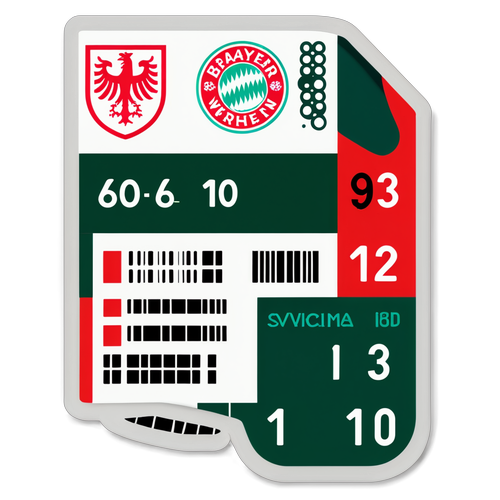 Adesivo do Jogo Bayern x Werder Bremen