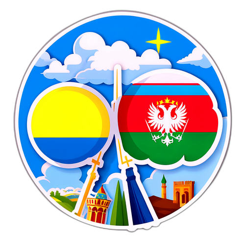 Креативні символи України та Азербайджану під спільним небом