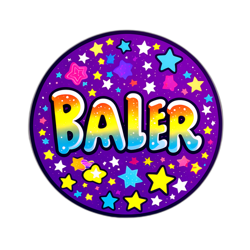 Kreativer Aufkleber mit dem Wort "Babler"