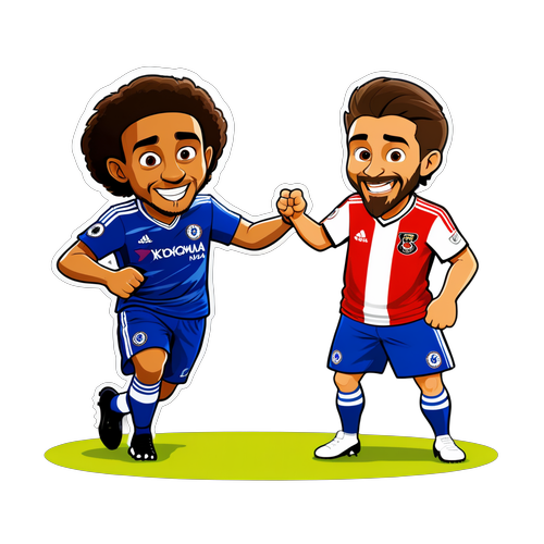 Playful Duel: Chelsea vs Brentford Mascots