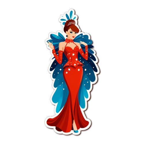 Glamoureuze Met Gala 2025 Sticker