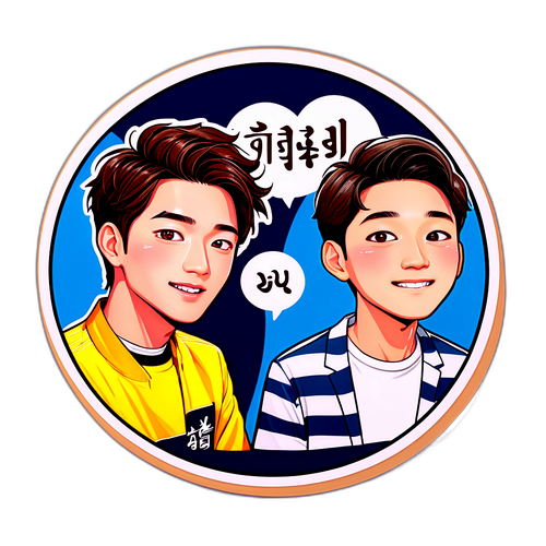 남욱과 팬들의 순간 스티커