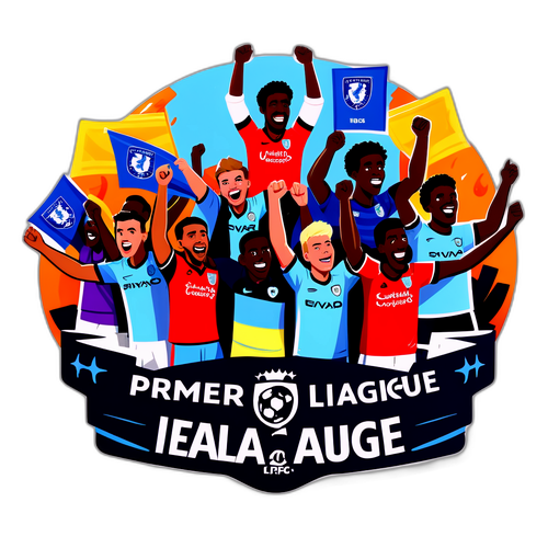 熱情的英超聯賽場景