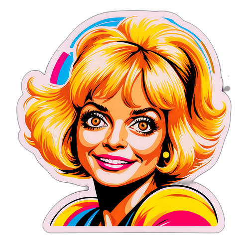 Retro Movie Poster of Goldie Hawn