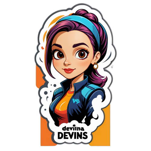 Ilustrace Deviny Harjes v moderním, stylizovaném grafickém designu