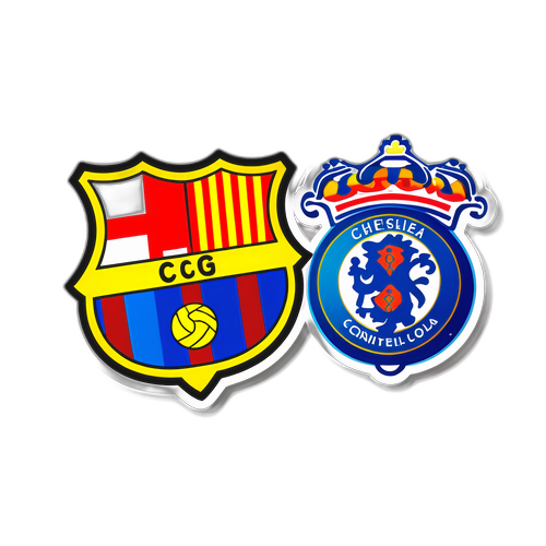 Stiker Rivalitas Sejarah Barcelona dan Chelsea