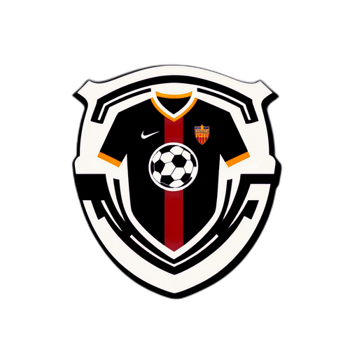 Design cu tricoul echipei Roma - Genoa