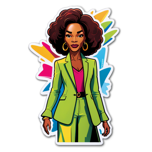 Angela Bassett Empowerment Motivational Sticker
