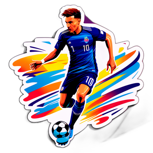 Sticker ya Szoboszlai Akikimbia na Mpira