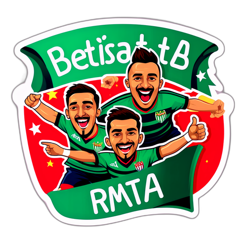 Competitieve sticker voor Betis – Osasuna wedstrijd